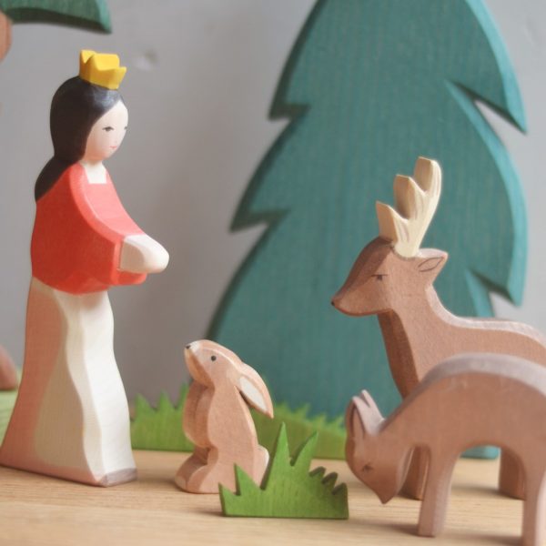 Figura legno Biancaneve - Ostheimer