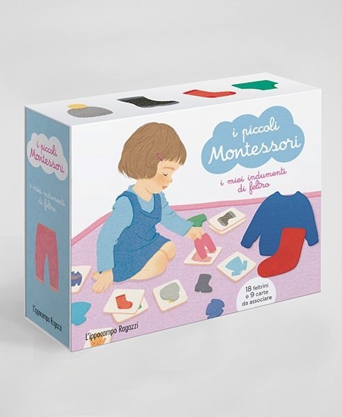 I piccoli Montessori - I miei indumenti in feltro Ippocampo Edizioni