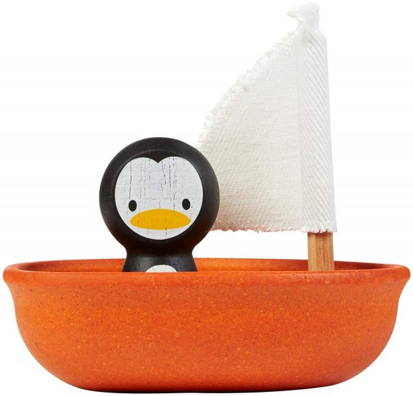 Gioco bagnetto barca a vela - pinguino Plan Toys