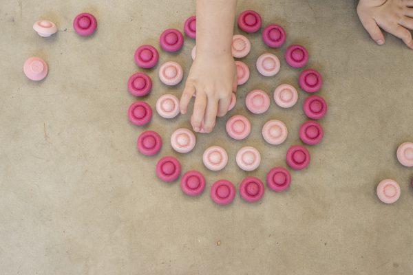 Mandala pink flowers Waldorf Grapat