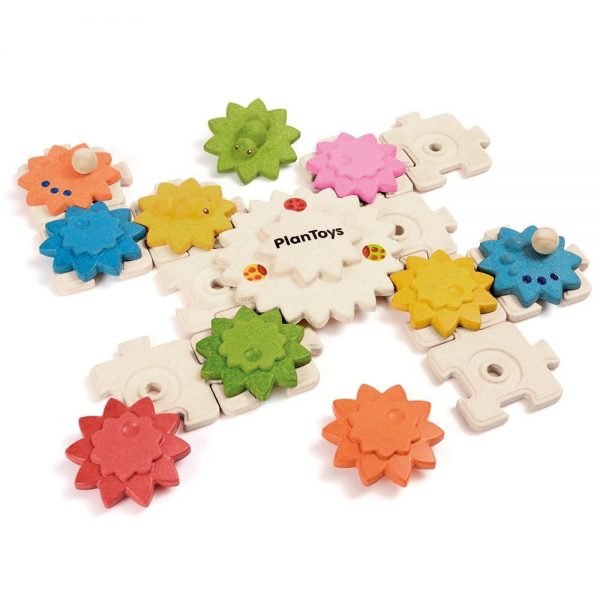 Puzzle ingranaggi colorati - 24 pezzi Plan Toys