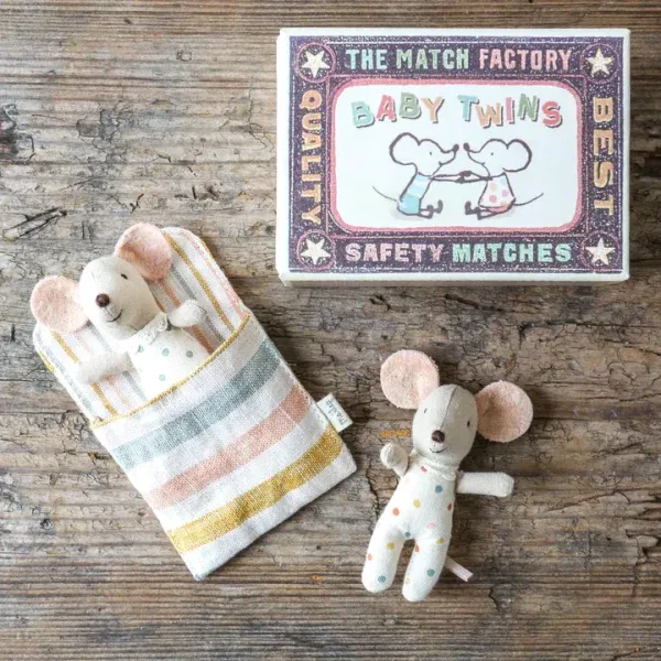 Topini baby Twins in box Maileg