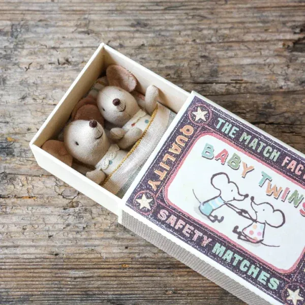 Topini baby Twins in box Maileg