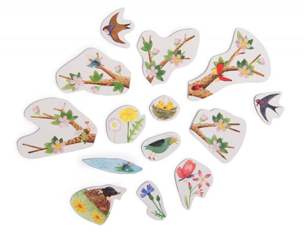 Calendario magnetico dei mesi e delle stagioni Le Jardin Moulin Roty