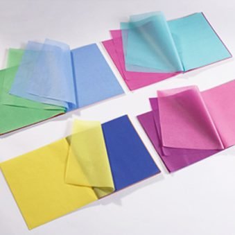 Carta velina 20 colori assortiti 240 fogli 16×16 cm