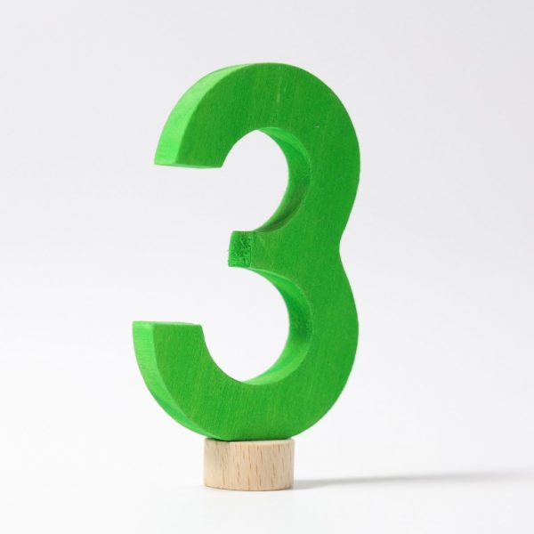 Figura decorativa legno numero 3 - Grimm's