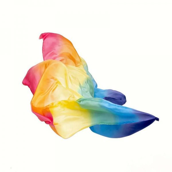 Playsilks Telo in seta arcobaleno 86 x 86 cm Sarah's Silks