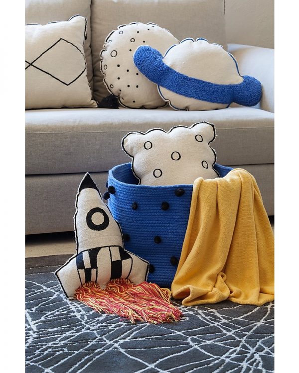 Cuscino cotone razzo Universo Lorena Canals
