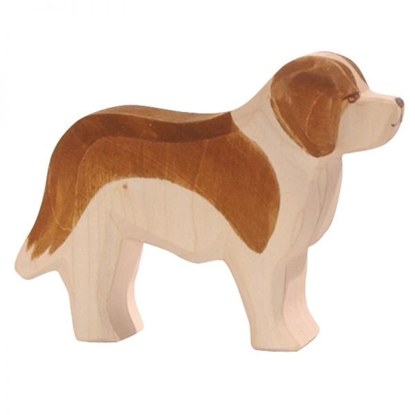 Figura legno cane S. Bernardo - Ostheimer