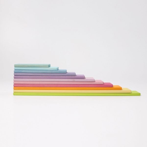 Listelli arcobaleno pastello - Building Boards Grimm's