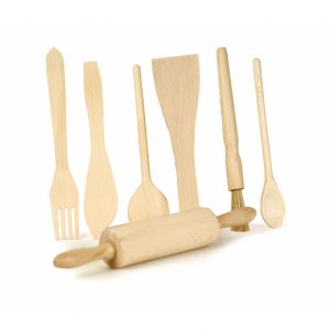 Set gioco utensili cucina in legno Egmont Toys