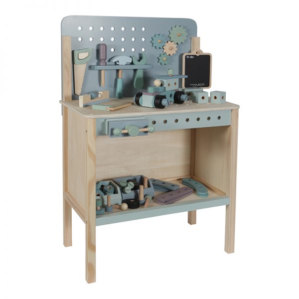 Children's workbench with tool belt Little Dutch