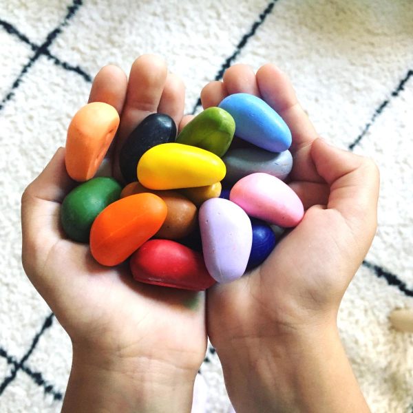 Set 32 sassolini Pastelli a cera di soia Crayon Rocks
