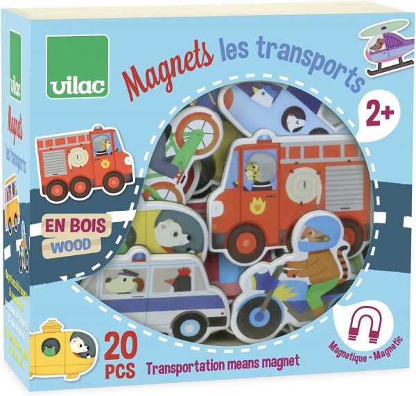 Set 20 magneti automezzi Vilac