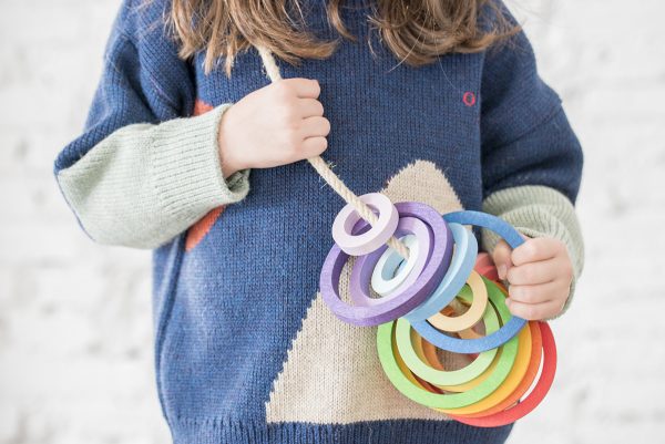 Set 24 Rainbow Nest Rings Grapat