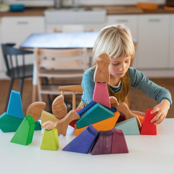 Set costruzioni Rainbow Lion Grimm's