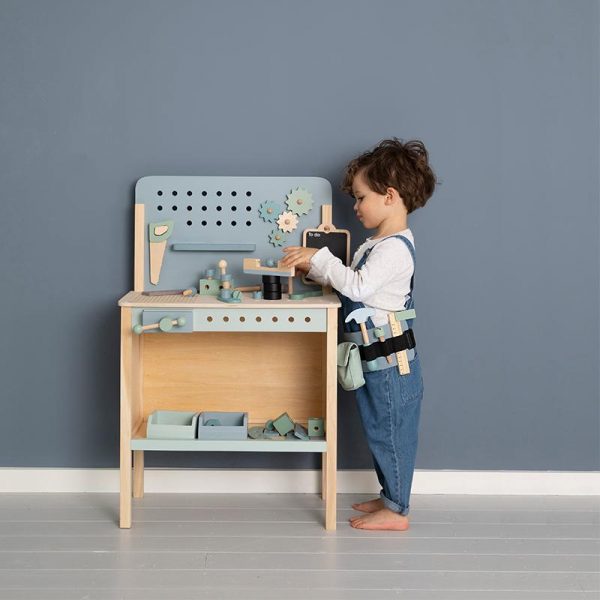 Children's workbench with tool belt Little Dutch