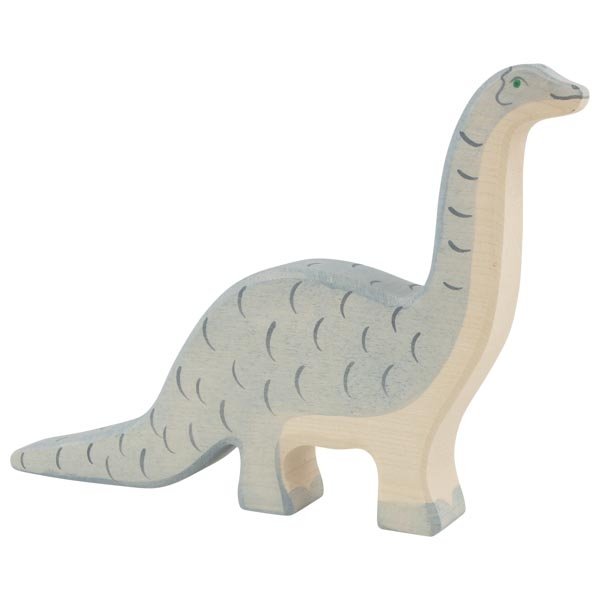 Figura legno Dinosauro Brontosauro - Holztiger