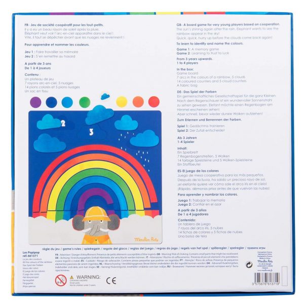Gioco educativo dei colori Popipop Moulin Roty