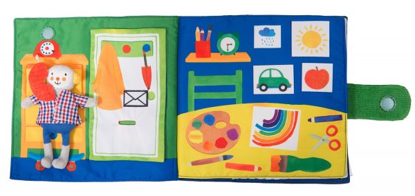 Libro attività Popipop + pupazzo Moulin Roty