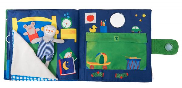 Libro attività Popipop + pupazzo Moulin Roty