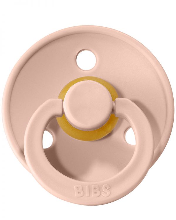 Set 2 ciucci in gomma naturale rosa e mattone BIBS