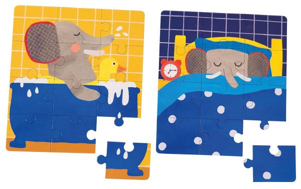 Set 3 puzzle Buongiorno Popipop Moulin Roty