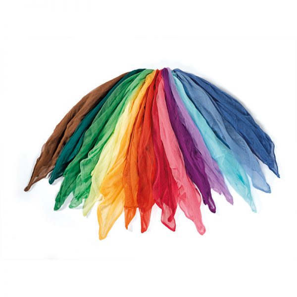 Telo gioco garza di cotone 90 x 90 cm giallo oro - Ostheimer