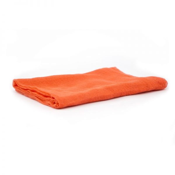Telo gioco garza di cotone 90 x 90 cm arancio - Ostheimer