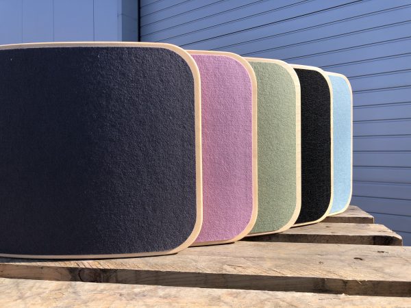 Wobbel original balance board feltro wild rose