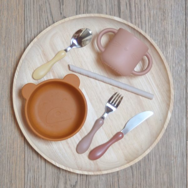 Set 4 ciotole silicone Iggy golden caramel LIEWOOD