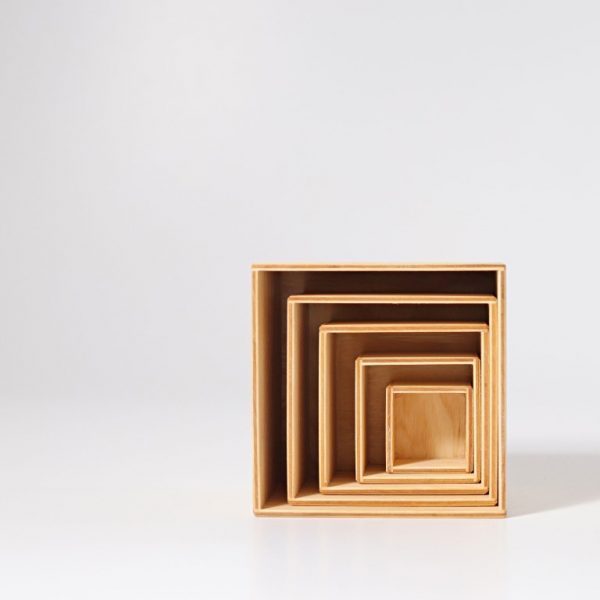Cubi impilabili Boxes Natural Grimm's