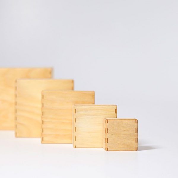 Cubi impilabili Boxes Natural Grimm's