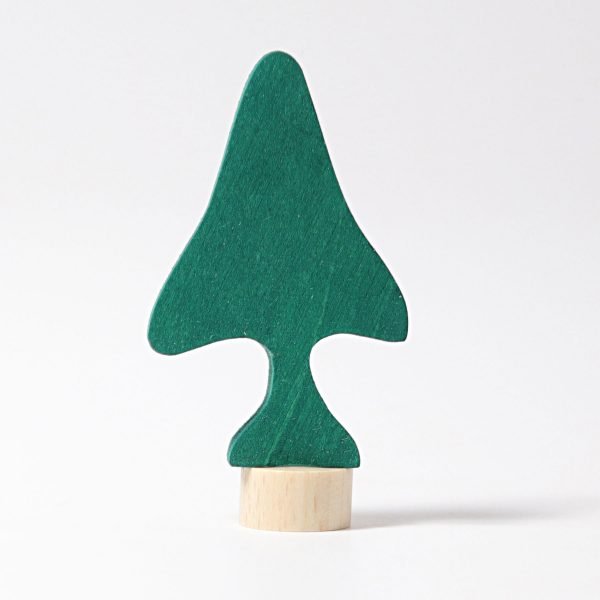 Figura decorativa legno abete verde Grimm's