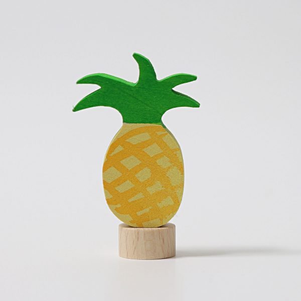 Figura decorativa legno ananas Grimm's