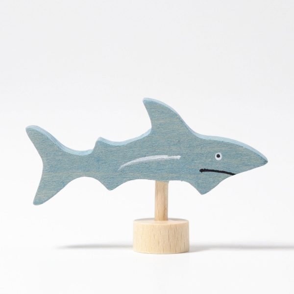 Figura decorativa legno squalo Grimm's