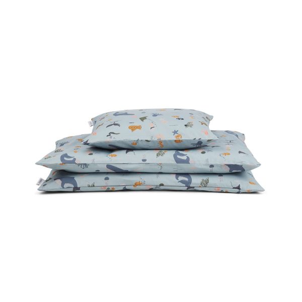 Set copri piumino + federa Sea creature Singolo LIEWOOD