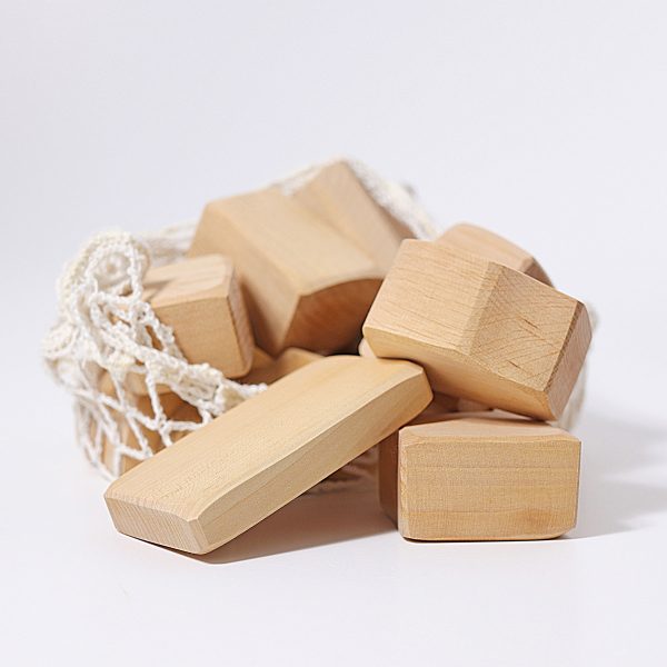 Set costruzioni blocchi natural Waldorf blocks Grimm's