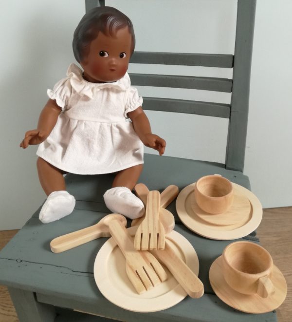 Set gioco stoviglie in legno Egmont Toys