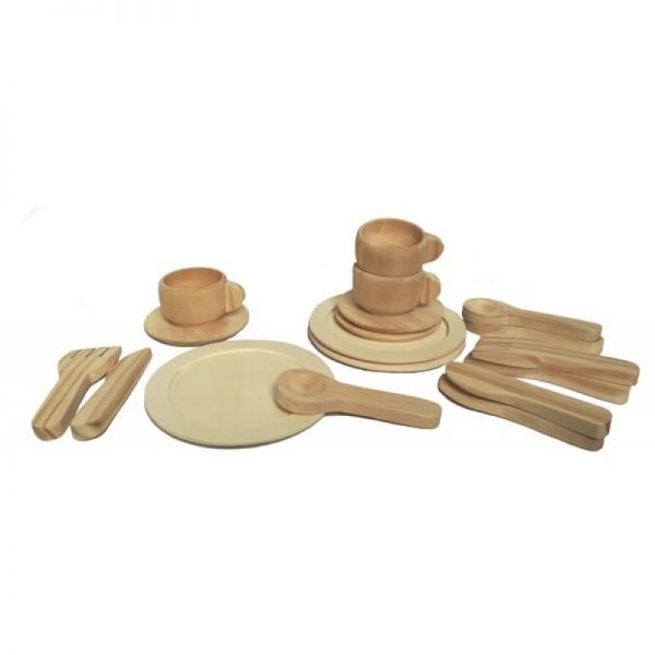 Set gioco stoviglie in legno Egmont Toys