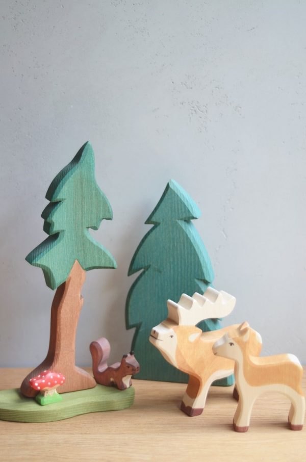 Figura legno castoro - Holztiger
