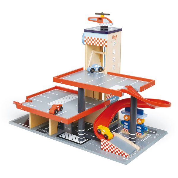 Garage Blue Bird Service Station Tender Leaf