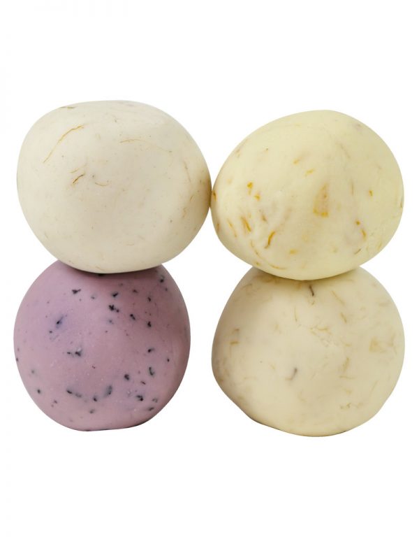 Set 4 pezzi Argilla da modellare naturale texture Arteko