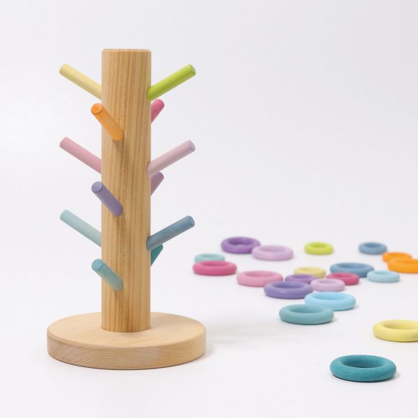 Sorting Helper Building Rings Pastel Grimm's