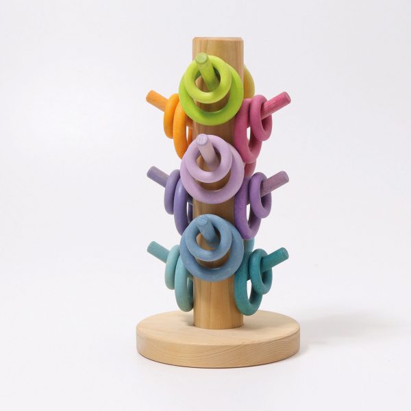 Sorting Helper Building Rings Pastel Grimm's