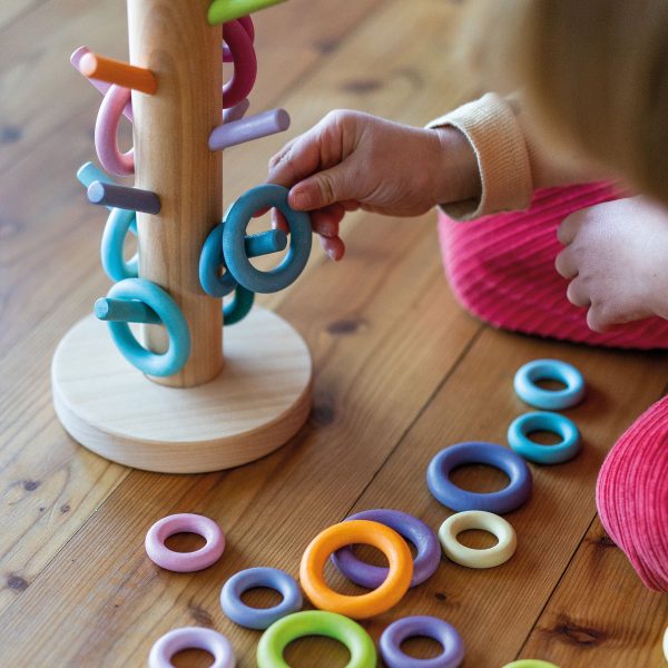 Sorting Helper Building Rings Pastel Grimm's