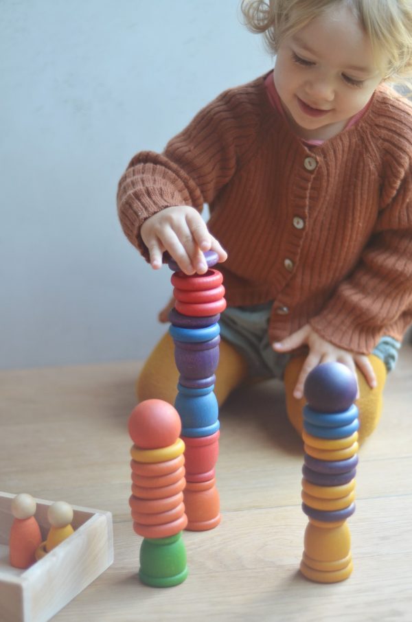 Primo set associazione - impilo - infilo dai 10 mesi Grapat