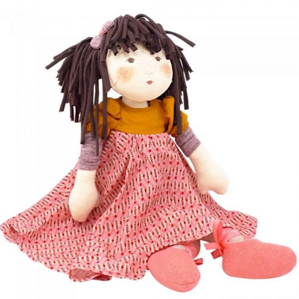 Bambola Morbida Prunelle Les Rosalies Moulin Roty
