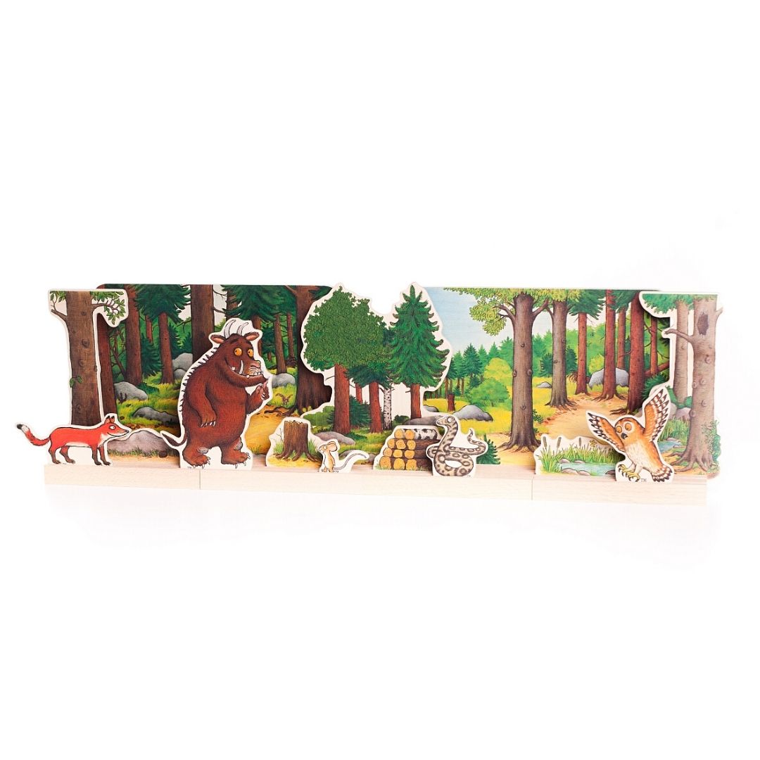 Puzzle figure di legno Il Gruffalo Bajo - Babookidsdesign