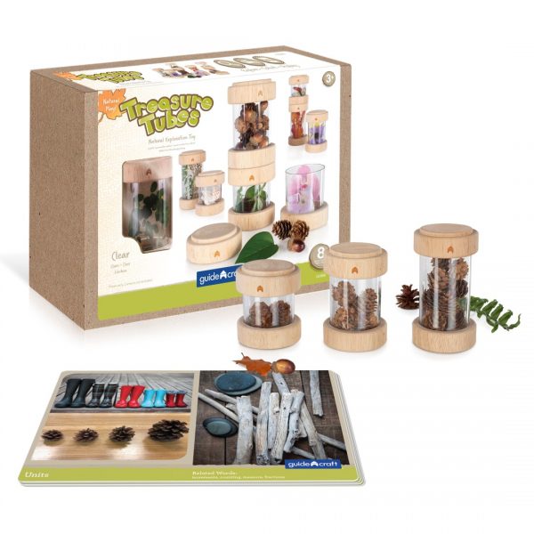 Set Treasure Tubes Clear Guide Craft